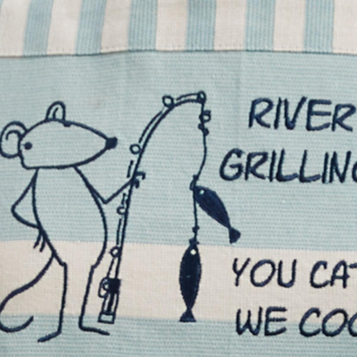 River Runner Stripe River Rats Apron Set of 2 Park Designs - The Fox Decor