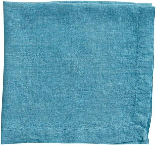 Linen Napkin - Aqua Set of 6  Park Designs