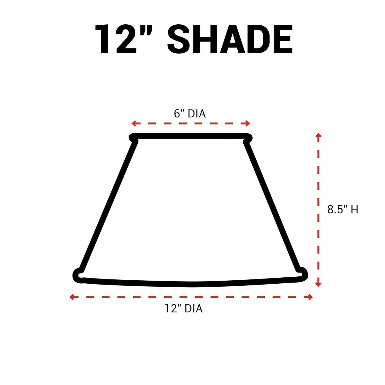 Black Star Embroidered Shade - 12" Park Designs - The Fox Decor