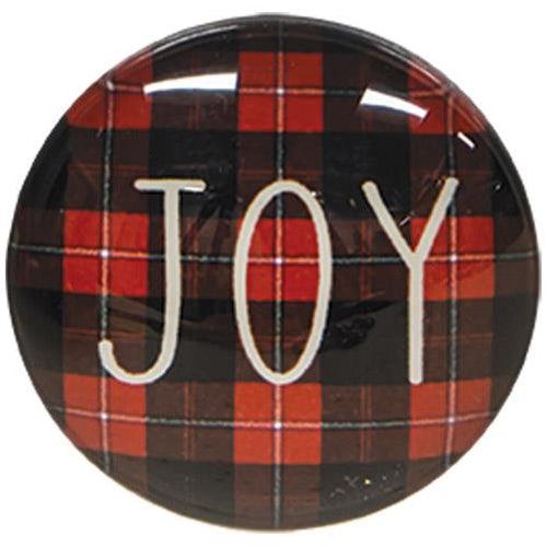 6 Set Buffalo Check Christmas Magnets - The Fox Decor