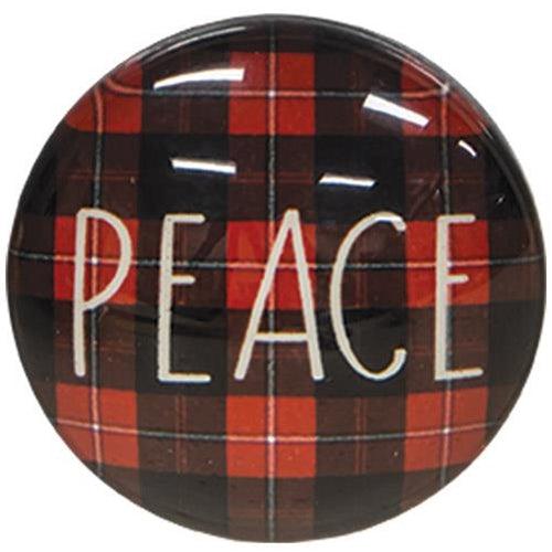 6 Set Buffalo Check Christmas Magnets - The Fox Decor