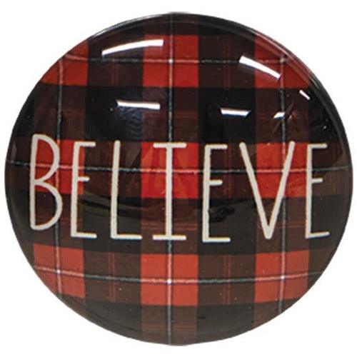 6 Set Buffalo Check Christmas Magnets - The Fox Decor