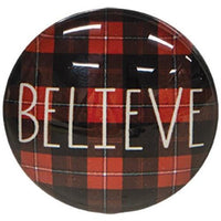6 Set Buffalo Check Christmas Magnets - The Fox Decor