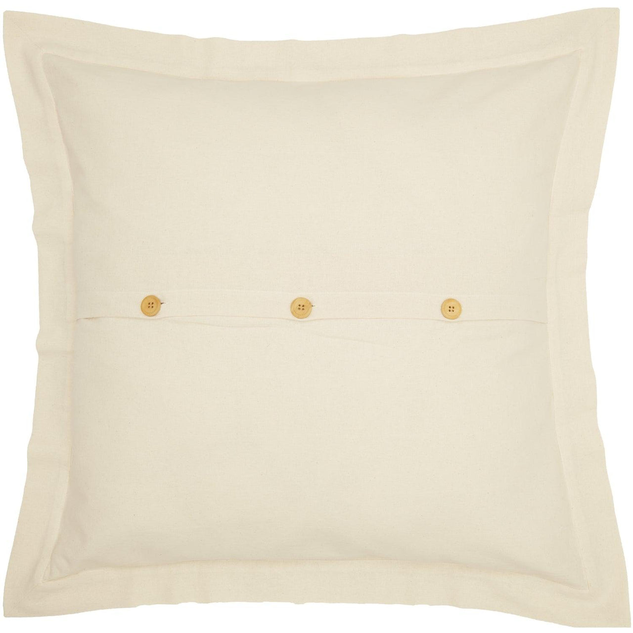 Ashmont Cotton Wreath Fabric Euro Sham Set of 2 26x26 - The Fox Decor