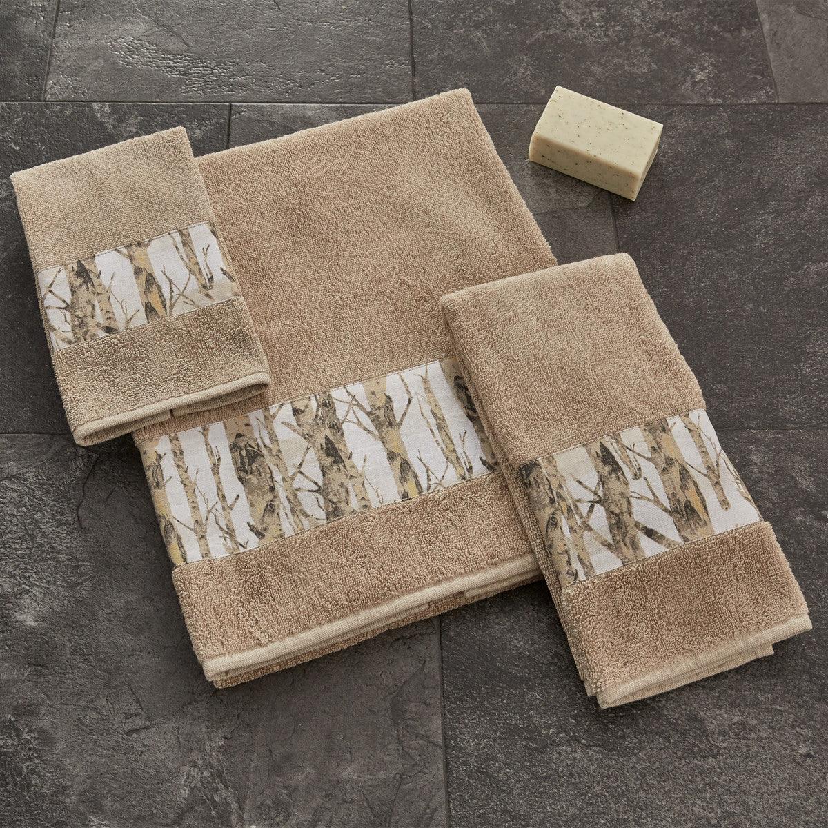 Birch Forest Terry Hand Towel  Park Designs