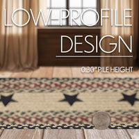 Thumbnail for Colonial Star Jute Braided Rug/Runner Rect with Rug Pad 22