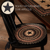 Thumbnail for Colonial Star Jute Braided Chair Pad Applique Star VHC Brands