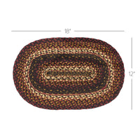 Beckham Jute Braided Oval Placemat 12