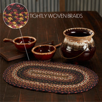 Beckham Jute Braided Oval Placemat 12