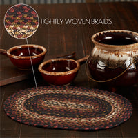 Thumbnail for Beckham Jute Braided Oval Placemat 10