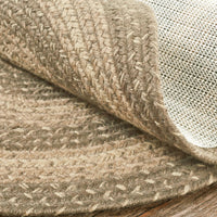 Cobblestone Jute Rug Oval w/ Pad 60x96 - The Fox Decor