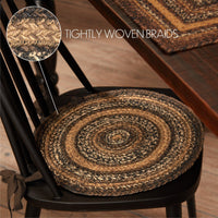 Thumbnail for Espresso Jute Braided Chair Pad VHC Brands - The Fox Decor