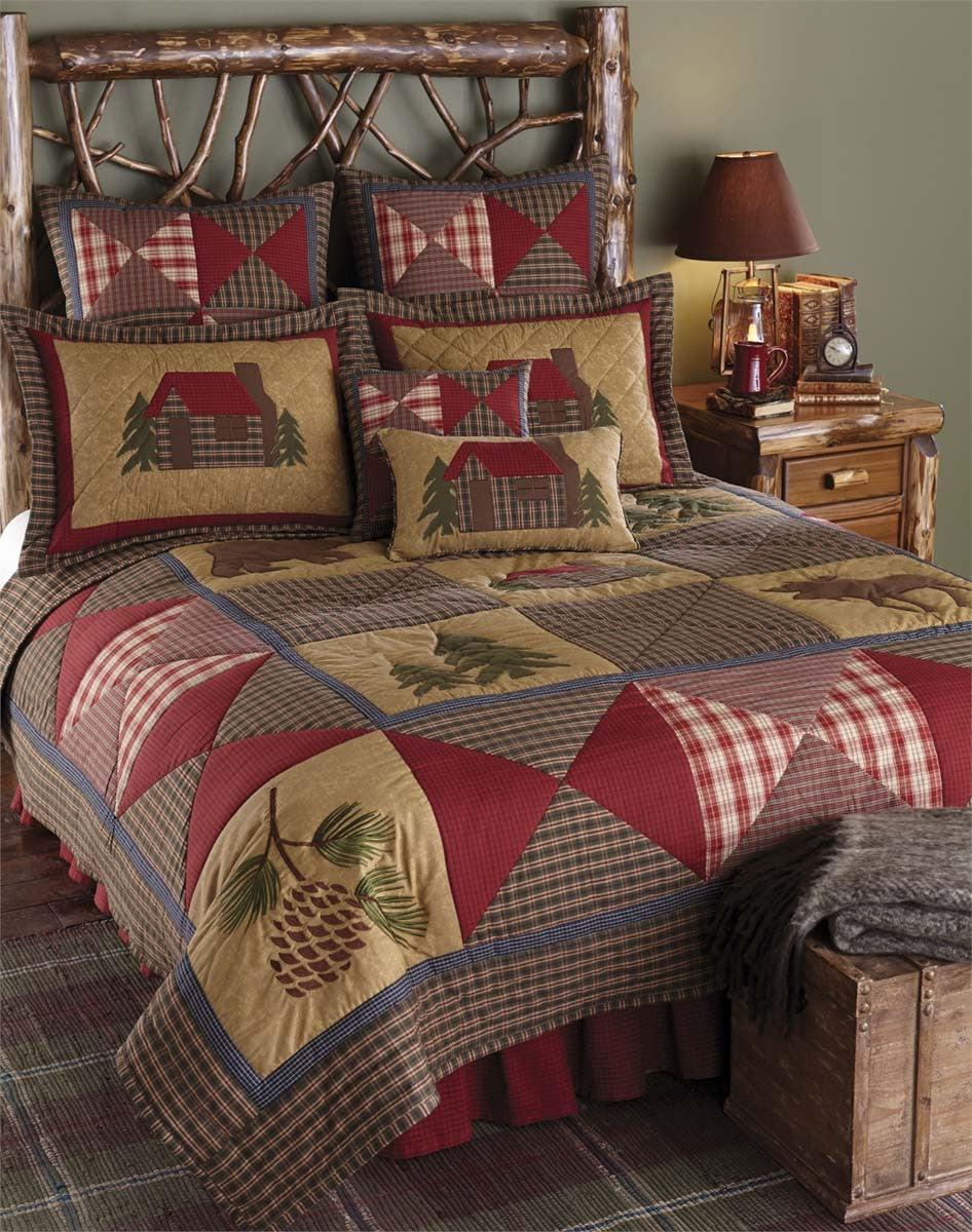 Cabin Patchwork Euro Sham - Park Designs - The Fox Decor