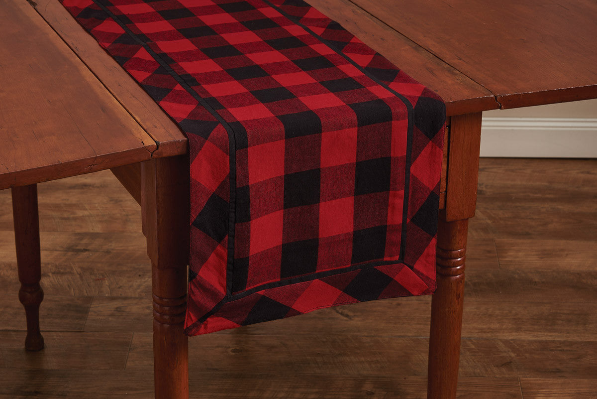 Buffalo Check Table Runner 50.5"L - Park Designs - The Fox Decor