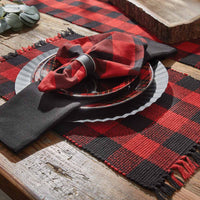 Buffalo Check Yarn Table Runner 54