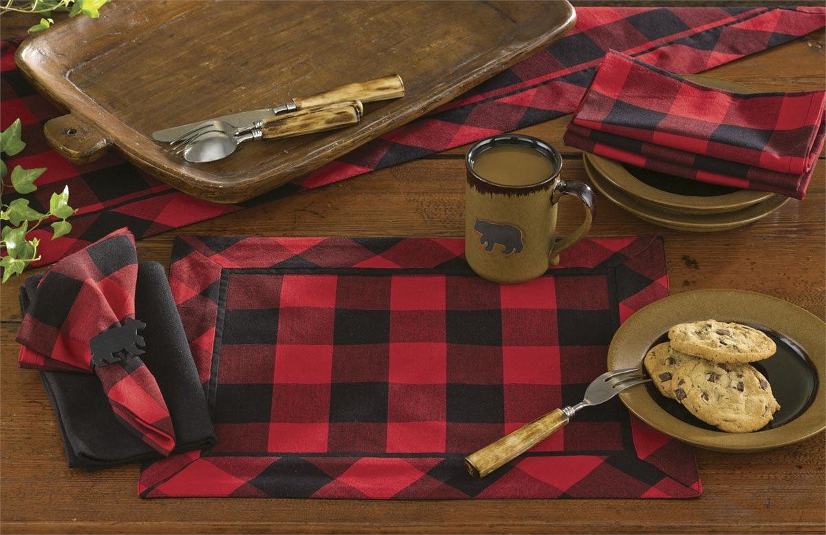 Buffalo Check Dishcloth Set of 6 - Park Designs - The Fox Decor