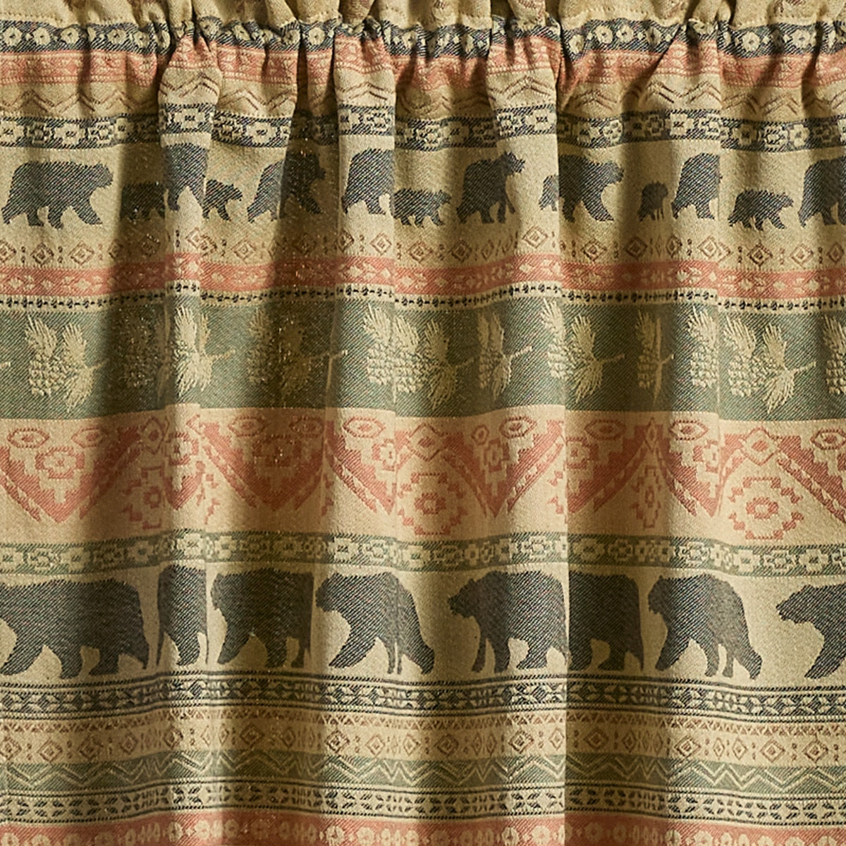 Bear Ridge Jacquard Swags 36"L - Set of 2 Park Designs - The Fox Decor