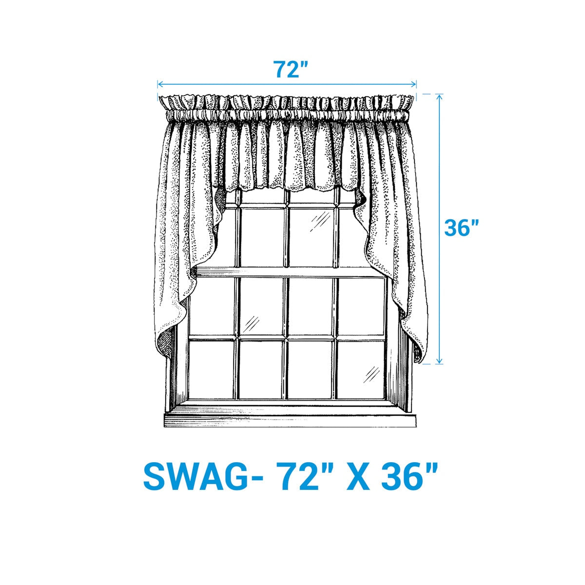 Bear Ridge Jacquard Swags 36