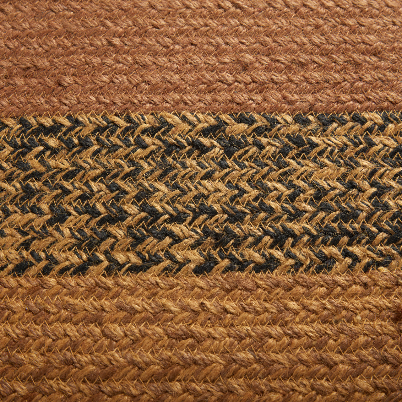 Kettle Grove Jute Braided Rug Rect 5'x8' with Rug Pad VHC Brands