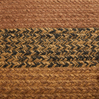 Thumbnail for Kettle Grove Jute Braided Rug Rect 5'x8' with Rug Pad VHC Brands