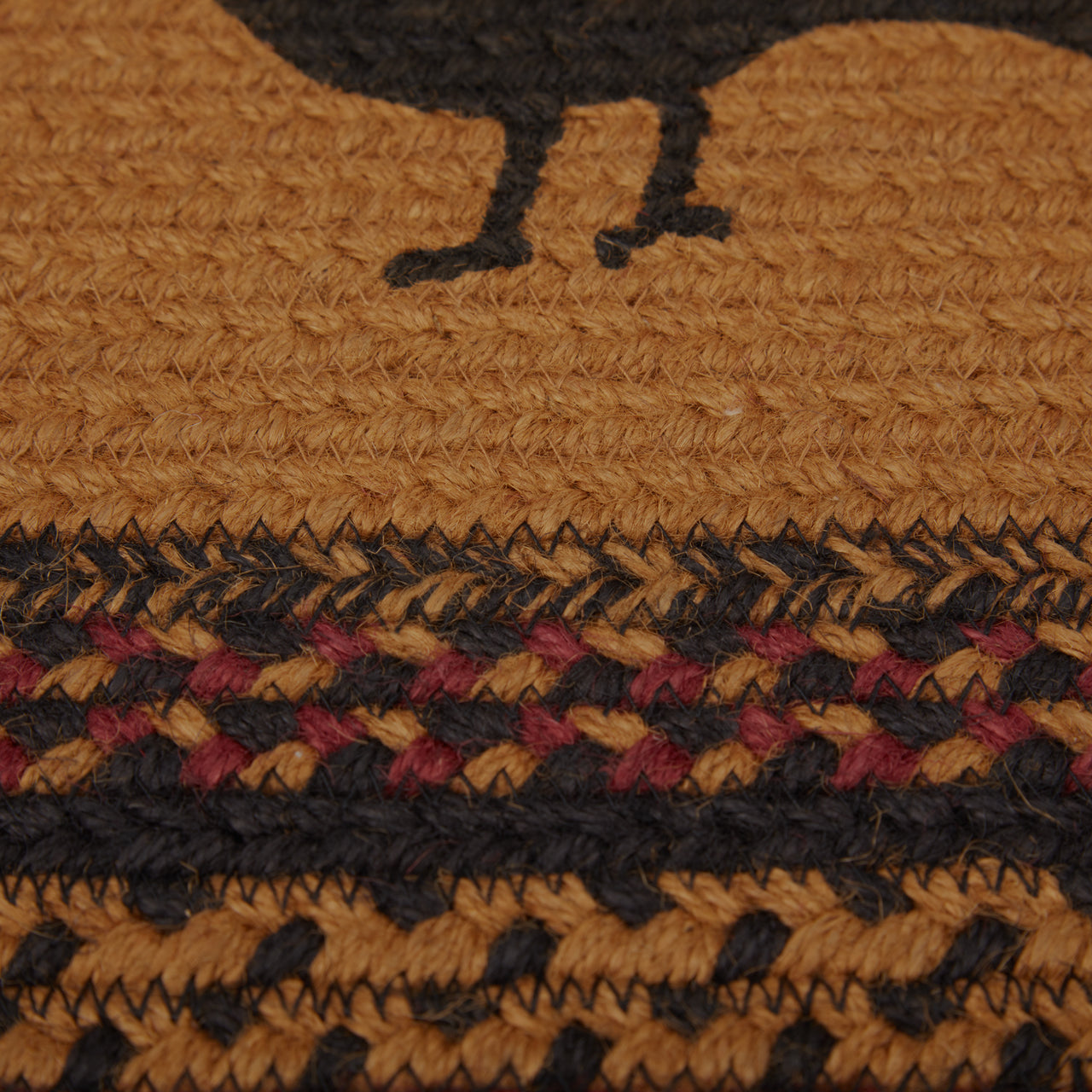 Heritage Farms Crow Jute Braided Rug Oval 20"x30" VHC Brands - The Fox Decor