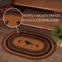 Thumbnail for Heritage Farms Crow Jute Braided Rug Oval 20