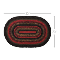 Thumbnail for Cumberland Jute Braided Rug Oval 20