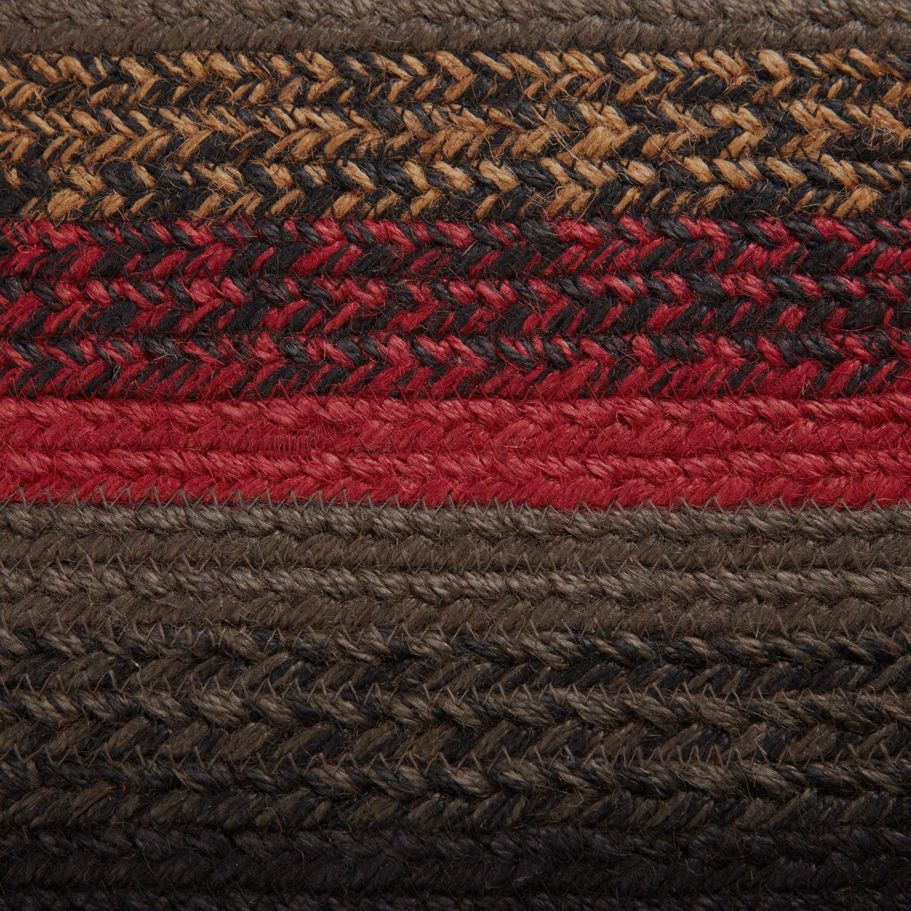 Cumberland Jute Braided Rug Oval 3'x5' with Rug Pad VHC Brands