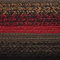 Thumbnail for Cumberland Jute Braided Rug Oval 3'x5' with Rug Pad VHC Brands