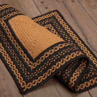 Thumbnail for Farmhouse Jute Braided Rug Rect Stencil Welcome Y'all 20