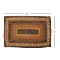 Thumbnail for Kettle Grove Jute Braided Rug Rect 20