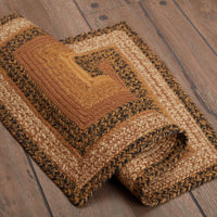 Thumbnail for Kettle Grove Jute Braided Rug Rect 20