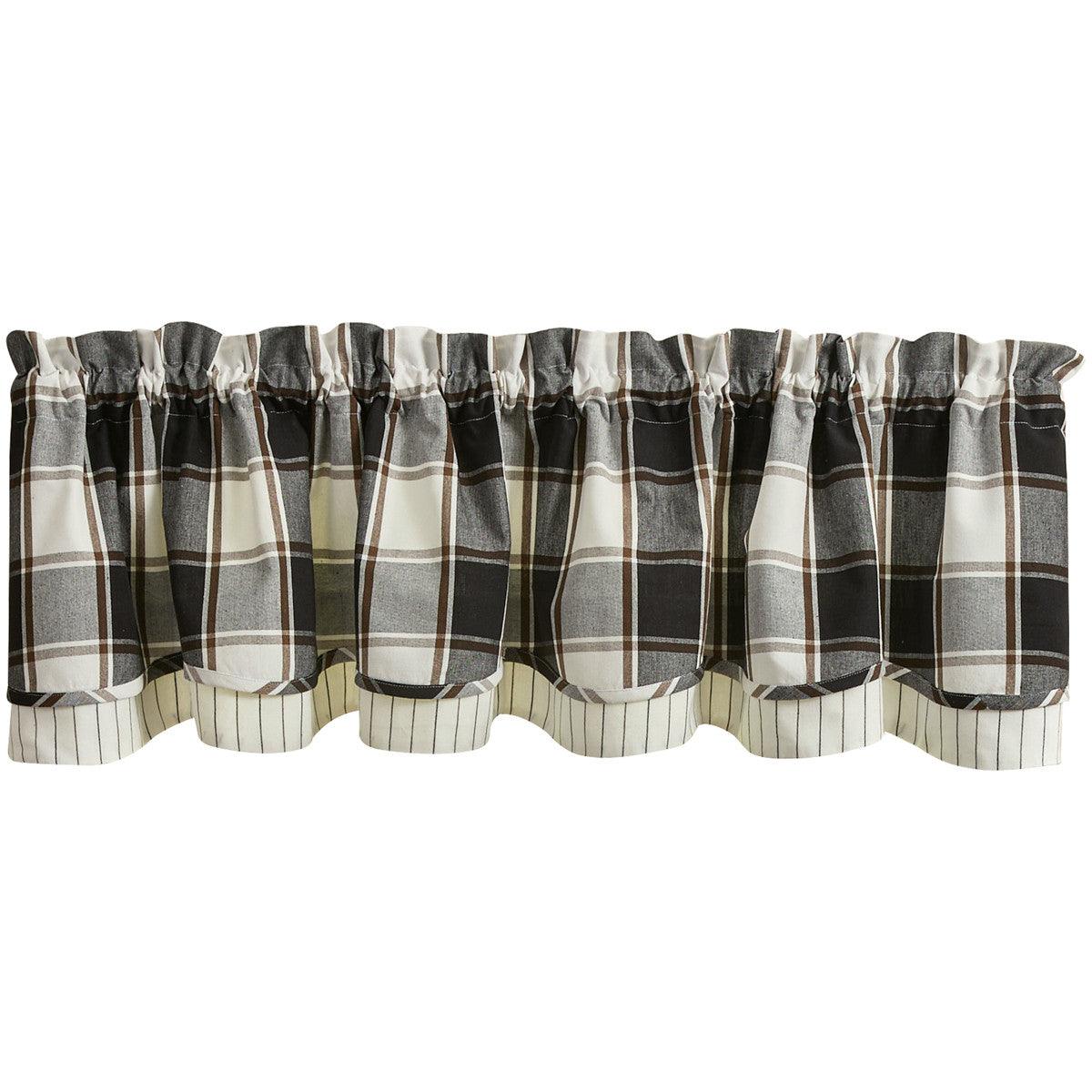 Hixon Lined Layered Valance Set of 2 - Park Designs