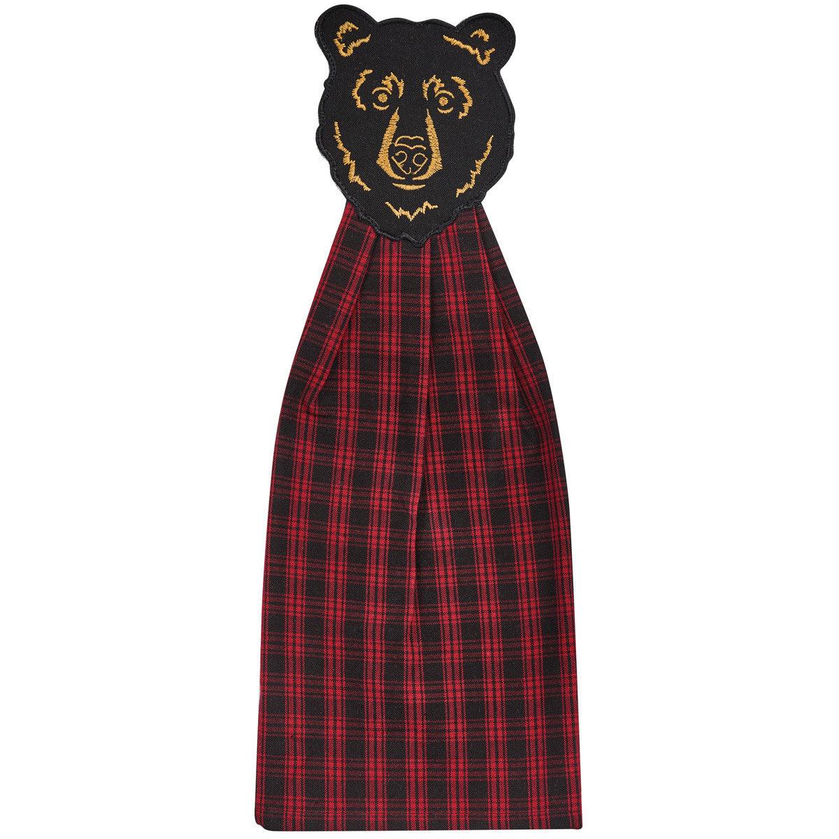 Black Bear Red Dawn Bear Handtowel Set of 6 - Park Designs - The Fox Decor