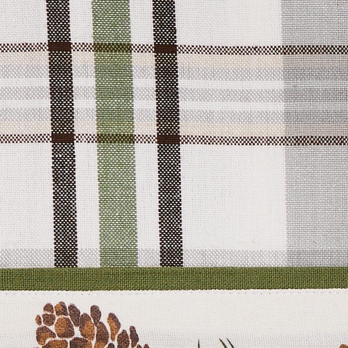 Ponderosa Pine Bordered Dishtowel Set of 6 - Park Designs - The Fox Decor