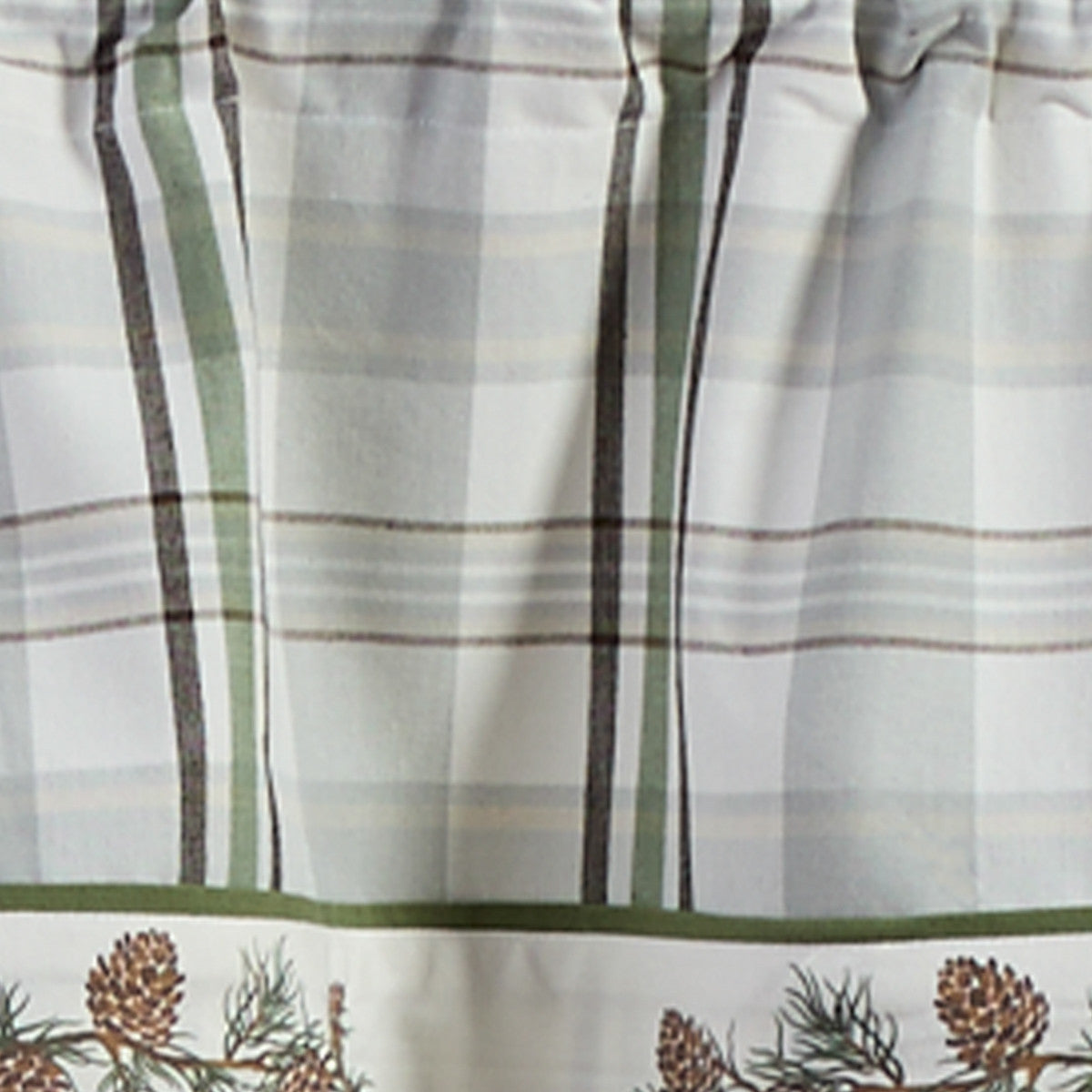 Ponderosa Pine Bordered Valance 14" L Set of 2 - Park Designs