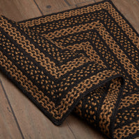 Thumbnail for Farmhouse Jute Braided Rug Rect 2'x3' VHC Brands
