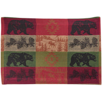 Thumbnail for Pinecones And Trees Jacquard Placemat Set of 12 - Park Designs - The Fox Decor