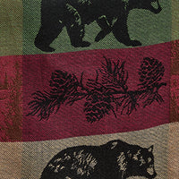 Pinecones And Trees Jacquard Table Runner 54