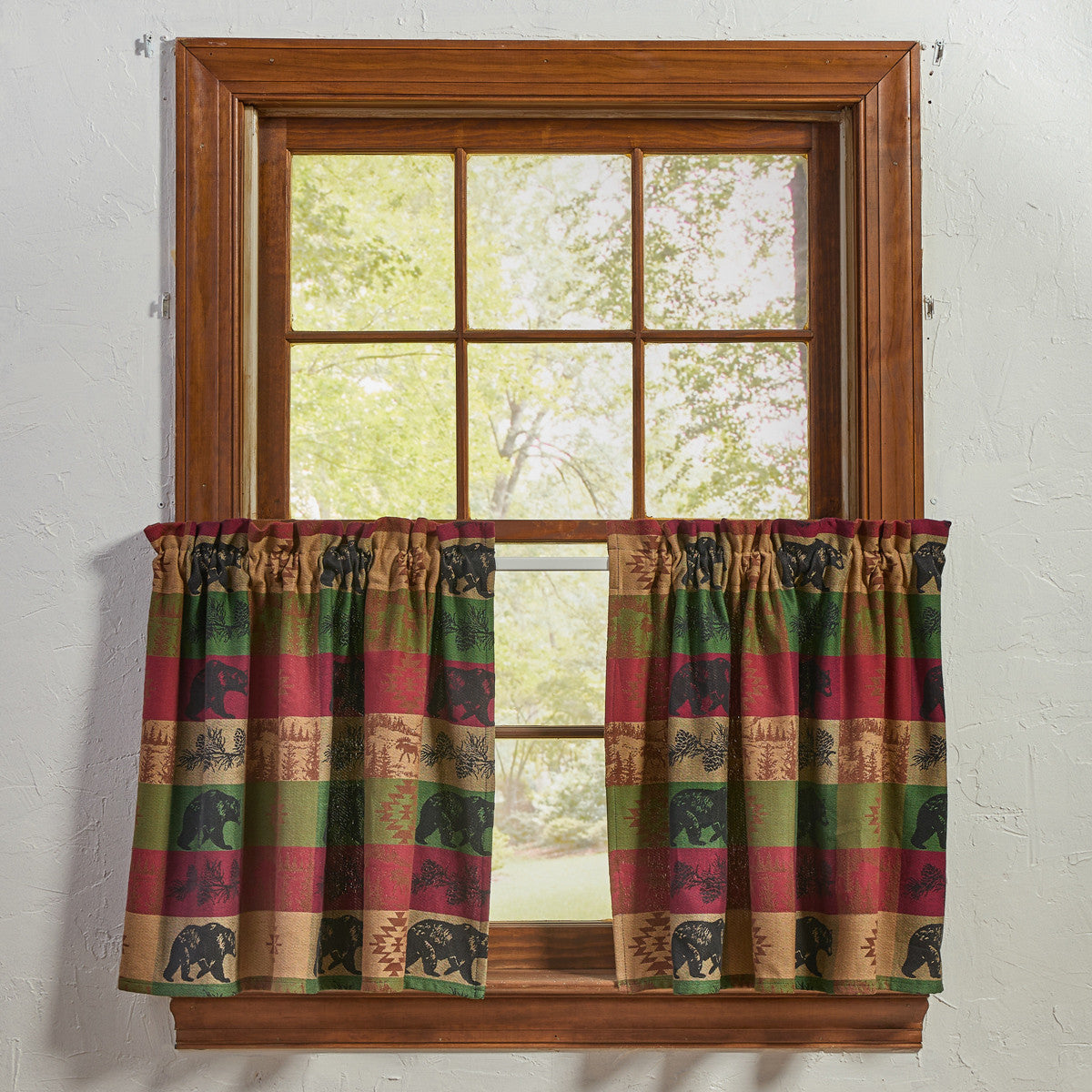 Pinecones And Trees Jacquard Tiers 24" L Set of 2 - Park Designs - The Fox Decor