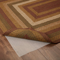 Thumbnail for Tea Cabin Jute Braided Rug Rect 5'x8' with Rug Pad VHC Brands