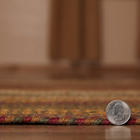 Thumbnail for Tea Cabin Jute Braided Rug Rect 5'x8' with Rug Pad VHC Brands