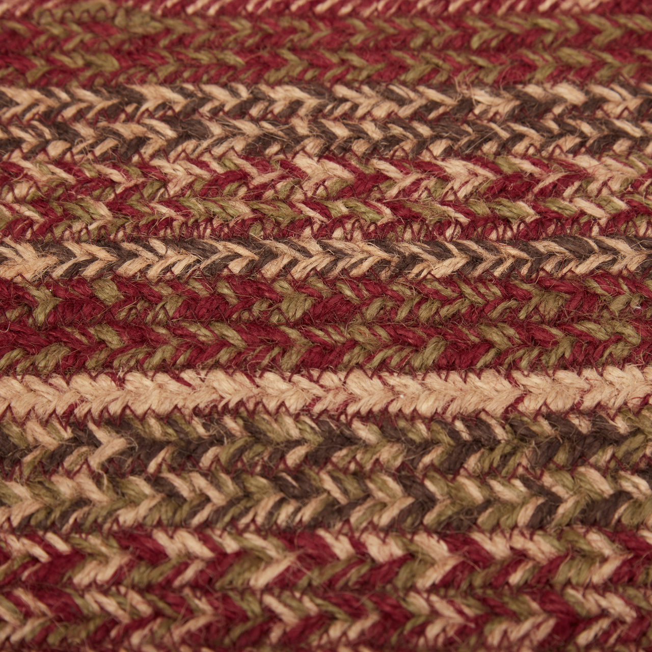 Cider Mill Jute Braided Rug Rect 20"x30"with Rug Pad VHC Brands