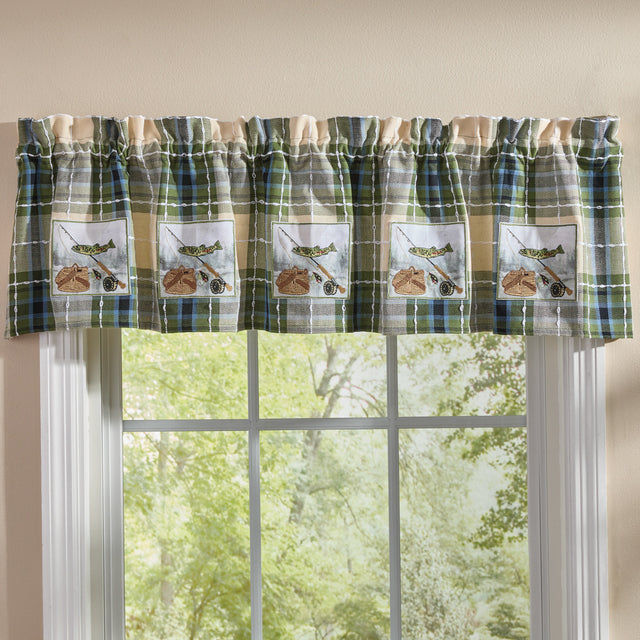 Troutman Lined Patch Valance 14