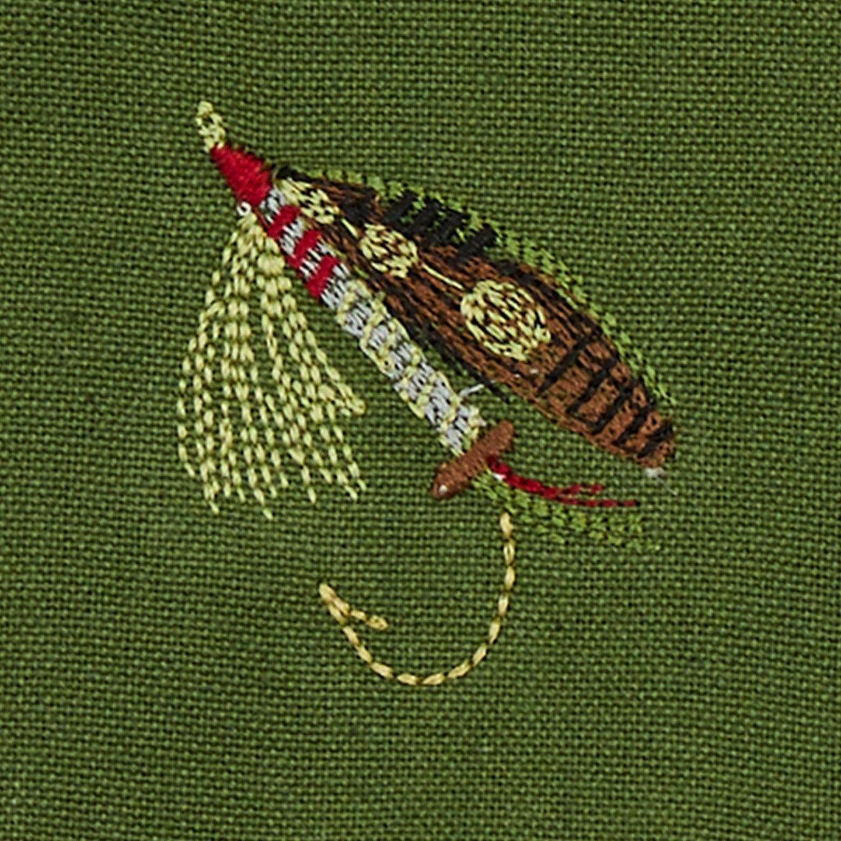 Fly Fishing Napkins - Set Of 12 Check Park Designs - The Fox Decor