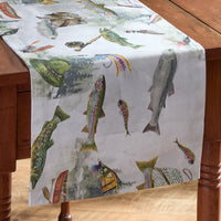 Fly Fishing Table Runner 54