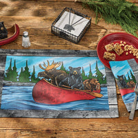 Thumbnail for Summer Vacation Placemat Set of 12 - Park Designs - The Fox Decor