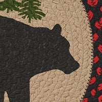 Black Bear Braided Placemat Set of 12 - Park Designs - The Fox Decor