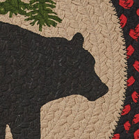 Thumbnail for Black Bear Braided Placemat  Set of 12 - Park Designs