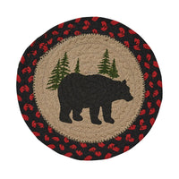 Thumbnail for Black Bear Braided Trivet Set of 6 - Park Designs - The Fox Decor